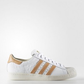 Zapatillas Adidas para hombre super star 80s footwear blanco/gold metallic BB2229-050