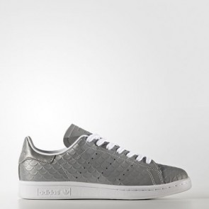 Zapatillas Adidas para mujer stan smith silver metallic/footwear blanco BB5159-352