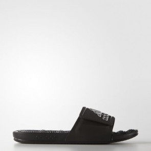 Zapatillas Adidas para hombre chancla ssage 2.0 core negro/matte silver S78504-461