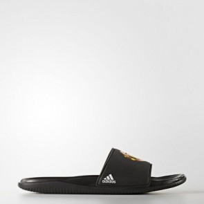 Zapatillas Adidas para hombre chancla manchester united fc core negro/footwear blanco AQ3794-485