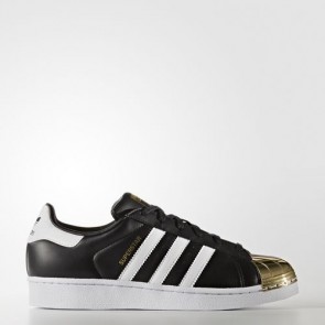Zapatillas Adidas para mujer super star 80s core negro/footwear blanco/gold metallic BB5115-061