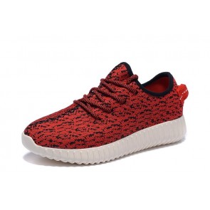 Zapatillas unisex Adidas Yeezy boost 350 rojo/blanco_042